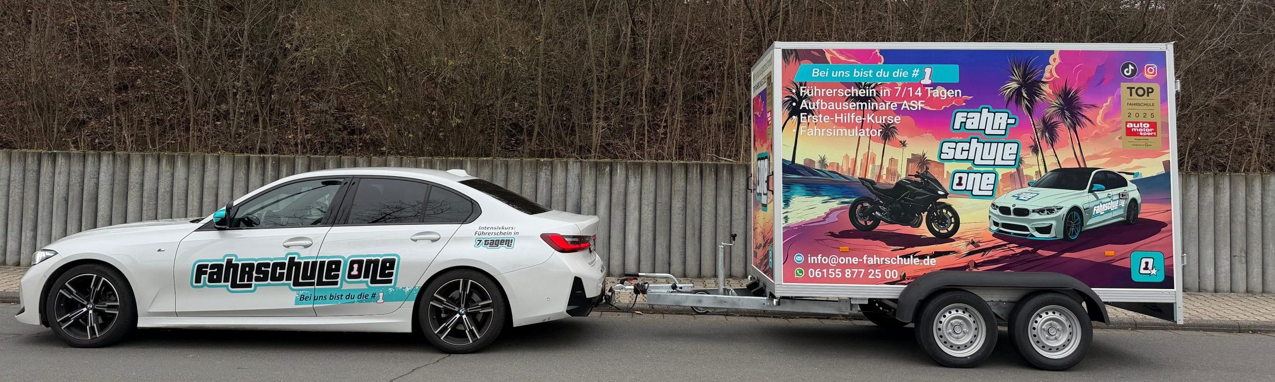 B96 Schulung Anhänger Fahrschule One
